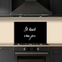 Quotes - Spreuken - Ik kook van jou - Liefde - Partner keuken achterwand spatscherm klein -sfeer1