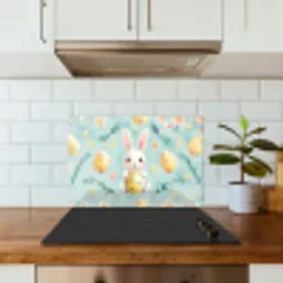 Konijn - Eieren - Takjes keuken achterwand spatscherm klein -sfeer2
