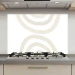 Regenboog - Pastel - Design - Abstract keuken achterwand spatscherm klein -3d_website