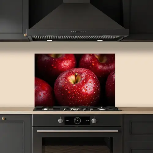 Rood - Appels - Fruit keuken achterwand spatscherm klein -sfeer1