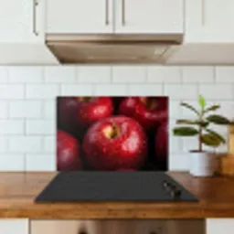 Rood - Appels - Fruit keuken achterwand spatscherm klein -sfeer2