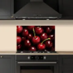 Rood - Fruit - Kersen keuken achterwand spatscherm klein -sfeer1