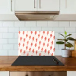 Rood - Bliksem - Roze keuken achterwand spatscherm klein 900 -sfeer2