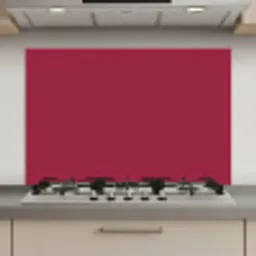 Rood - Effen kleur keuken achterwand spatscherm klein 900 -3d_website