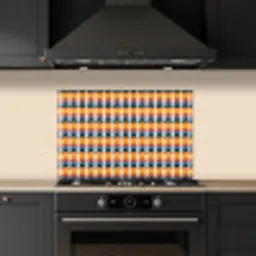 Retro - Disco - Golven keuken achterwand spatscherm klein 900 -sfeer1