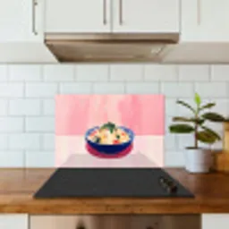 Rijst - Illustratie - Kom - Groente keuken achterwand spatscherm klein -sfeer2