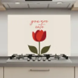 Roos - Rood - Bloem - Valentijn keuken achterwand spatscherm klein -3d_website
