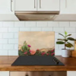 Rozen - Muur - Vintage keuken achterwand spatscherm klein -sfeer2