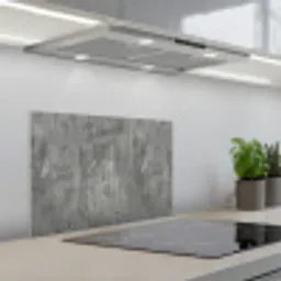 Roest - Beton - Patroon keuken achterwand spatscherm klein 900 -3d_schuin