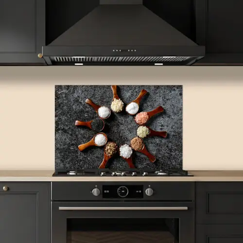 Zoutkristallen Sterrenstelsel keuken achterwand spatscherm klein -sfeer1