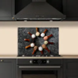Zoutkristallen Sterrenstelsel keuken achterwand spatscherm klein -sfeer1