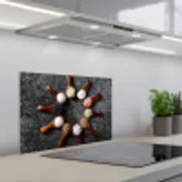 Zoutkristallen Sterrenstelsel keuken achterwand spatscherm klein -3d_schuin