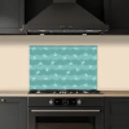 Zee - Dieren - Blauwe krab - Blauw keuken achterwand spatscherm klein 900 -sfeer1