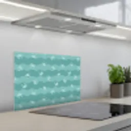Zee - Dieren - Blauwe krab - Blauw keuken achterwand spatscherm klein 900 -3d_schuin