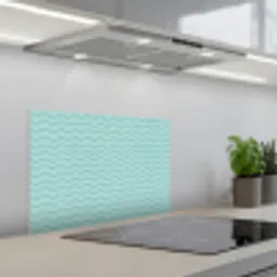 Zee - Dieren - Bluewave - Blauw keuken achterwand spatscherm klein 900 -3d_schuin