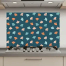 Zee - Dieren - Donkerblauw - Schelpen keuken achterwand spatscherm klein 900 -3d_website