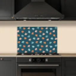 Zee - Dieren - Donkerblauw - Schelpen keuken achterwand spatscherm klein 900 -sfeer1