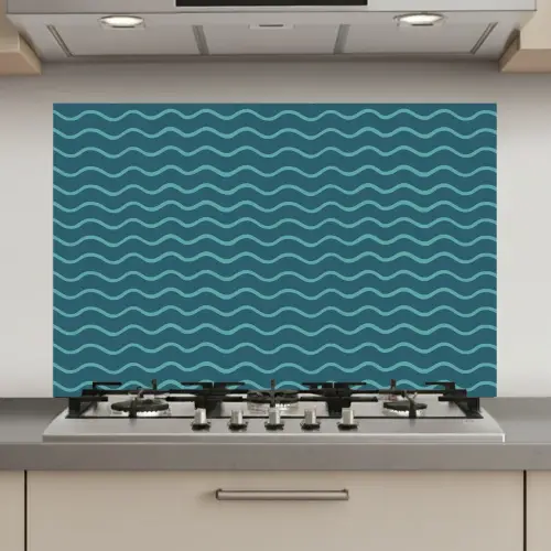 Zee - Dieren - Donkerblauw - Golf keuken achterwand spatscherm klein 900 -3d_website