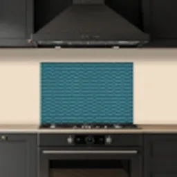 Zee - Dieren - Donkerblauw - Golf keuken achterwand spatscherm klein 900 -sfeer1