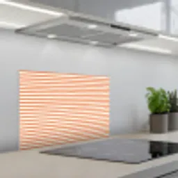 Zee - Dieren - Rood - Strepen keuken achterwand spatscherm klein 900 -3d_schuin
