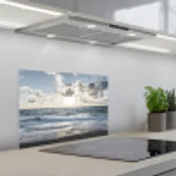 Zee - Wolken - Duitsland keuken achterwand spatscherm klein -3d_schuin