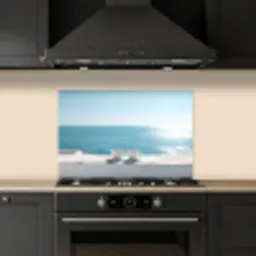 Zee - Koffiekopjes - Zomers keuken achterwand spatscherm klein -sfeer1