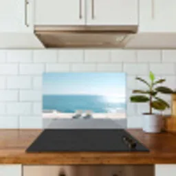 Zee - Koffiekopjes - Zomers keuken achterwand spatscherm klein -sfeer2