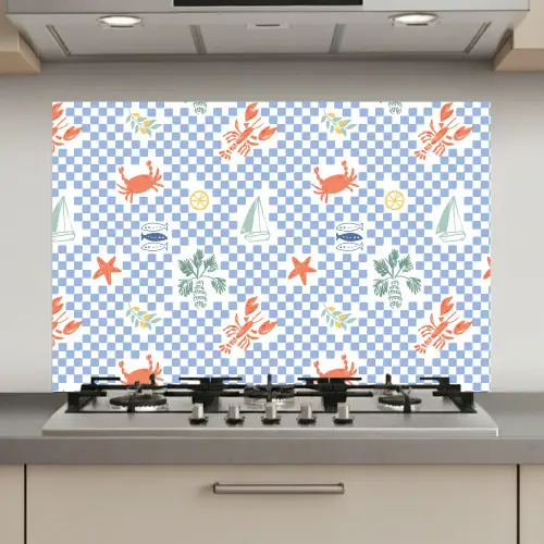 Zee - Sfeer - Zeilboot - Blauw keuken achterwand spatscherm klein 900 -3d_website