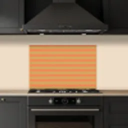 Zee - Rood - Geel - Strepen keuken achterwand spatscherm klein 900 -sfeer1