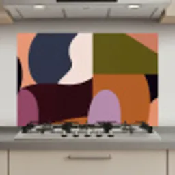 Vormen - Abstract - Kleuren - Vierkant keuken achterwand spatscherm klein -3d_website