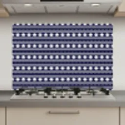 Schelp - Nautisch - Blauw - Wit keuken achterwand spatscherm klein 900 -3d_website