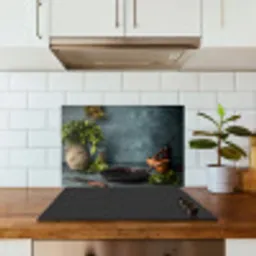 Stilte voor het Koken keuken achterwand spatscherm klein -sfeer2