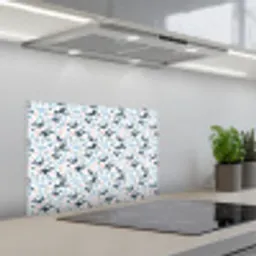 Klein - Oceaan - Walvissen - Octopus keuken achterwand spatscherm klein 900 -3d_schuin