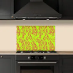 Slang - Neon - Groen - Roze keuken achterwand spatscherm klein 900 -sfeer1