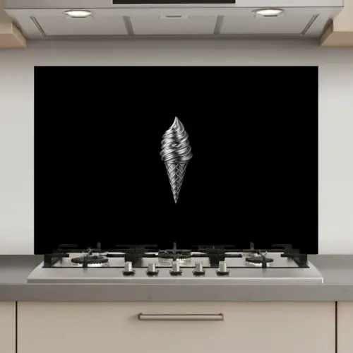 Softijs - Realistisch - Futuristisch keuken achterwand spatscherm klein -3d_website