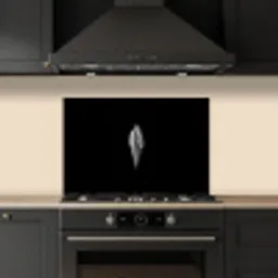 Softijs - Realistisch - Futuristisch keuken achterwand spatscherm klein -sfeer1