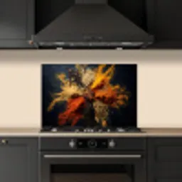 Specerijen - Explosie - Oranje keuken achterwand spatscherm klein -sfeer1