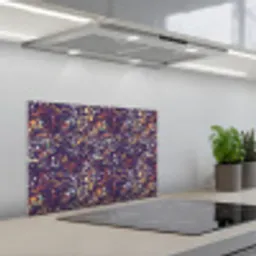 Spat - Abstract - Stippen keuken achterwand spatscherm klein 900 -3d_schuin