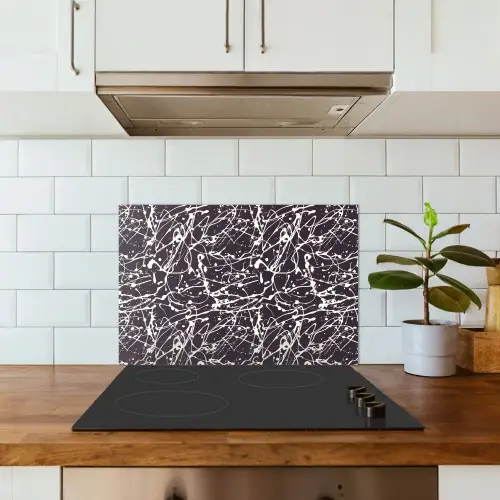 Spat - Waterverf - Wit keuken achterwand spatscherm klein 900 -sfeer2