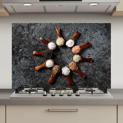 Lepel - Kruiden - Specerijen - Keuken - Industrieel keuken achterwand spatscherm klein -3d_website
