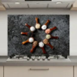 Lepel - Kruiden - Specerijen - Keuken - Industrieel keuken achterwand spatscherm klein -3d_website