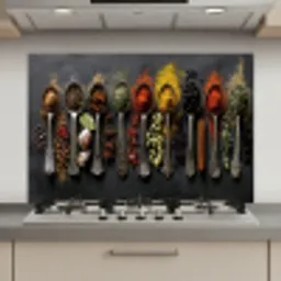 Lepels - Specerijen - Kaneel - Chili keuken achterwand spatscherm klein -3d_website