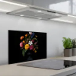 Lente - Bloemen - Klassiek - Vaas keuken achterwand spatscherm klein -3d_schuin