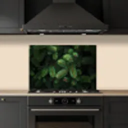 Sparrentakken - Knoppen - Naalden - Groen keuken achterwand spatscherm klein -sfeer1