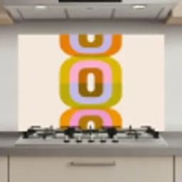 Stapel - Vormen - Geblokt - Oranje keuken achterwand spatscherm klein -3d_website
