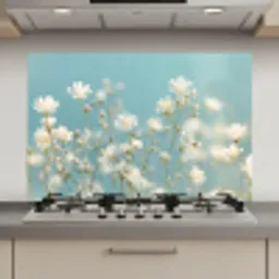 Stengels - Bloemen - Lucht - Wit keuken achterwand spatscherm klein -3d_website