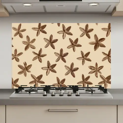 Sterren - Bruin - Natuurlijk keuken achterwand spatscherm klein -3d_website