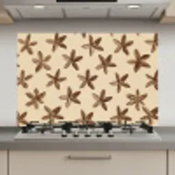 Sterren - Bruin - Natuurlijk keuken achterwand spatscherm klein -3d_website