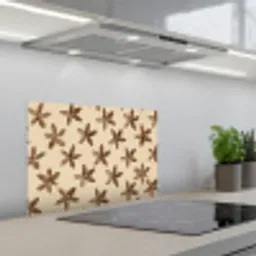 Sterren - Bruin - Natuurlijk keuken achterwand spatscherm klein -3d_schuin