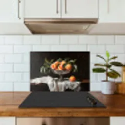 Stilleven - Perziken - Vintage keuken achterwand spatscherm klein -sfeer2